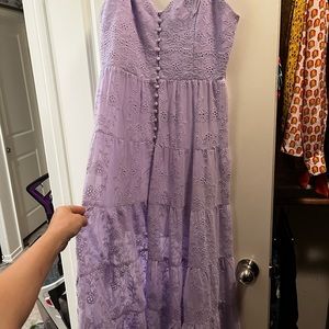 Alice and olivia shanti - smocked maxi dress